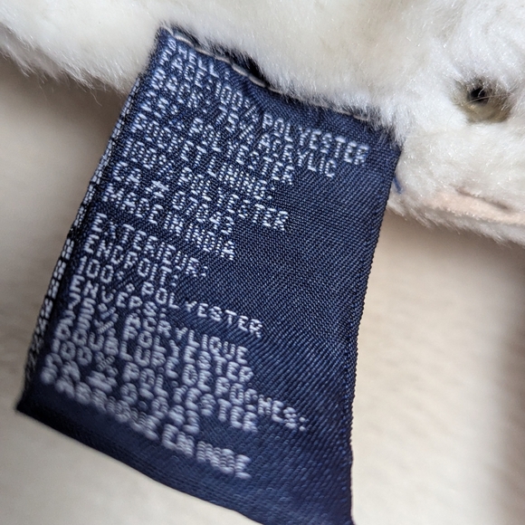 LEI Women's (Size Large)Cream/Tan Faux-Suede Teddy Jacket With Shearling Lining - Picture 5 of 16